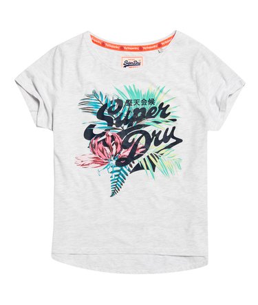 Camiseta Boyfriend de estilo tropical Stacker. Image 2