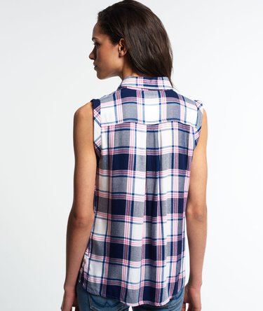 Boyfriend skjorte uten ermer Image 4