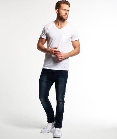 Lite Loomed Cut Curl Vee T-shirt Image 3