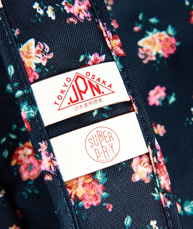 womens Stem Floral Montana Rucksack in Navy Superdry UK