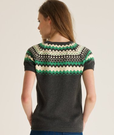 Fairisle jumper m/rund hals Image 4