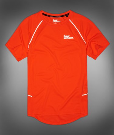 Core Train piqué T-shirt met vochtafvoerende mesh Image 3