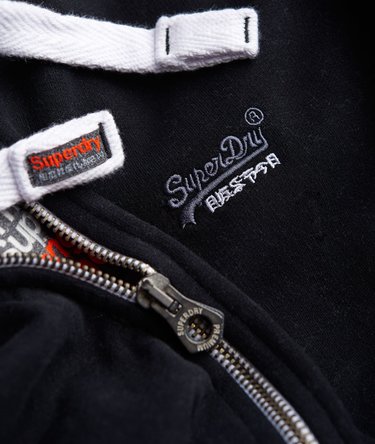 Orange Label Zip Hoodie Image 6