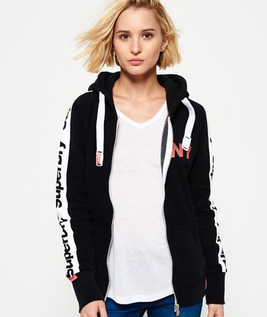Sport Code Raglan Zip hoodie Image 1