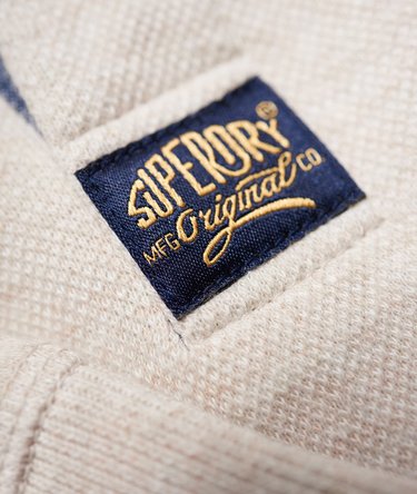 Heritage Pique Long Sleeve Grandad Top Image 7