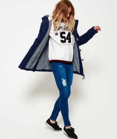 Tall Marl Toggle Puffle Jacket Image 3