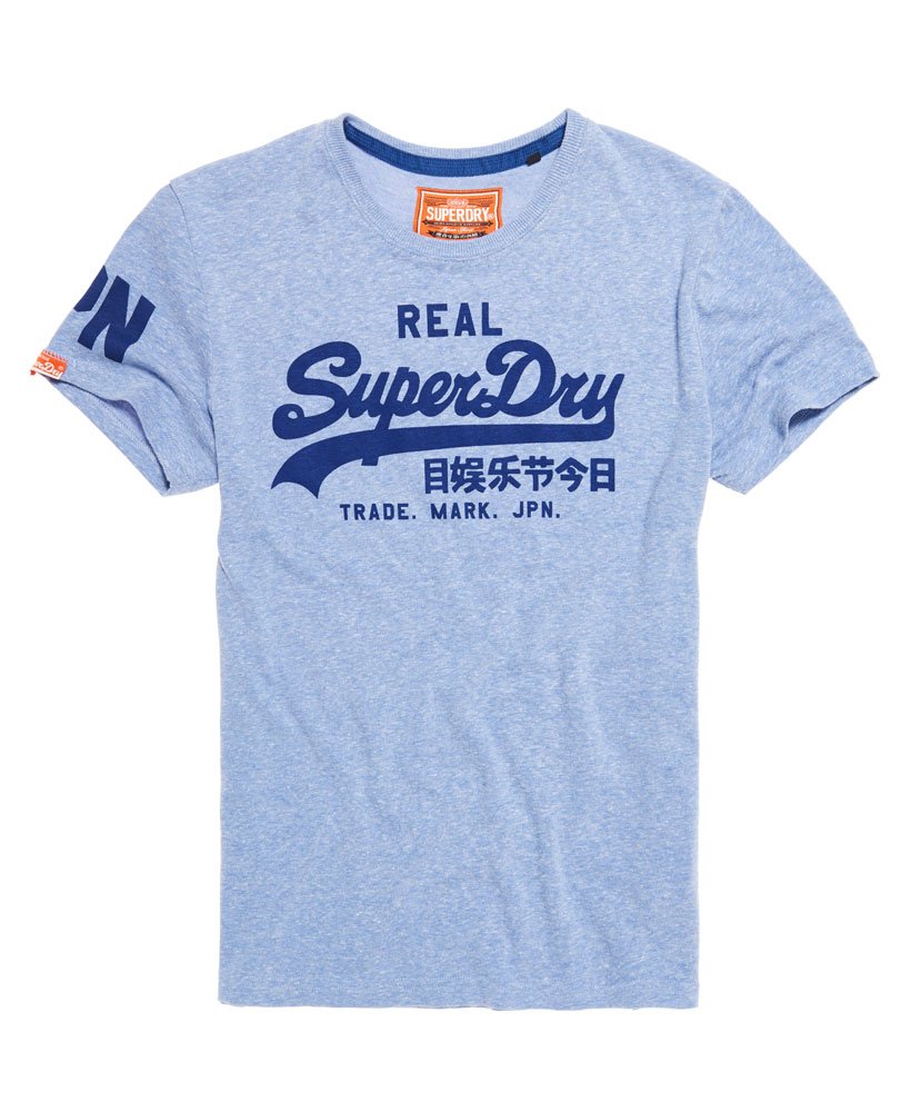 Superdry★フロント ヴィンテージロゴ☆メンズ☆Tシャツ mens Neon Vintage Logo Graphic T-Shirt in Hydro Dark