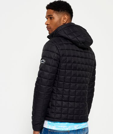 Hooded Box Quilt Fuji Jacket Image 4