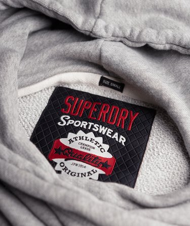Marl Crop Hoodie Image 5