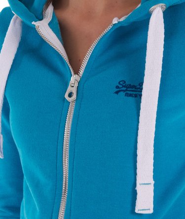 Orange Label Zip Hoodie Image 7