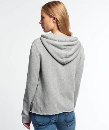 Marl Crop Hoodie Image 4