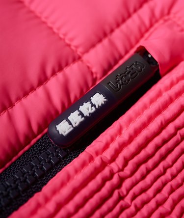 Hooded Box Quilt Fuji Jacket Image 7