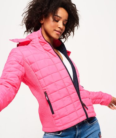 Hooded Box Quilt Fuji Jacket Image 4