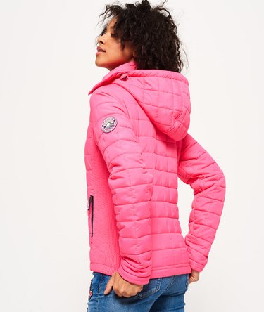 Hooded Box Quilt Fuji Jacket Image 5