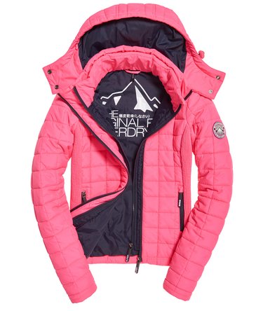 Hooded Box Quilt Fuji Jacket Image 2