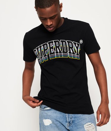 T-shirt o prostokątnym kroju Varsity Triple Drop Image 2