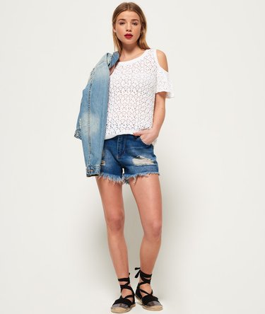 Little Bay Cold Shoulder Top Image 3
