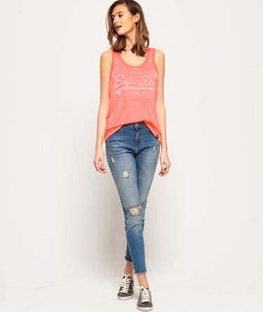 Vintage Logo Embossed Vest Top Image 3