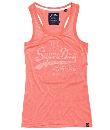 Vintage Logo Embossed Vest Top Image 2