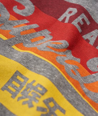 Vintage Logo Cali Stripe Hoodie Image 7