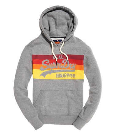 Vintage Logo Cali Stripe Hoodie Image 2