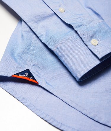 Ultimate Pinpont Oxford button down skjorte med lange ermer Image 8