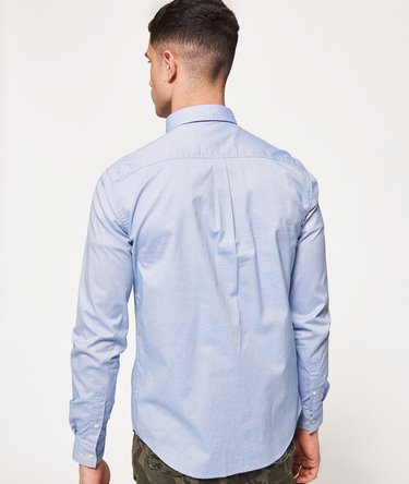 Ultimate Pinpont Oxford button down skjorte med lange ermer Image 4