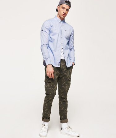 Ultimate Pinpont Oxford button down skjorte med lange ermer Image 3