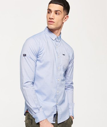 Ultimate Pinpont Oxford button down skjorte med lange ermer Image 1