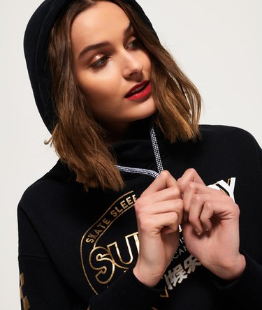 Skate City Crop Hoodie Image 5