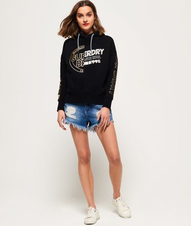 Skate City Crop Hoodie Image 3
