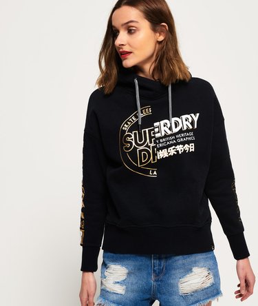 Skate City Crop Hoodie Image 1