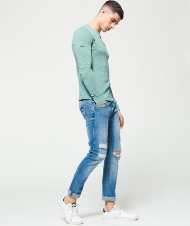Bootlegger Long Sleeve Grandad Top Image 3
