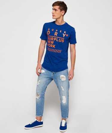 Surplus Goods Longline Graphic T-Shirt Image 3