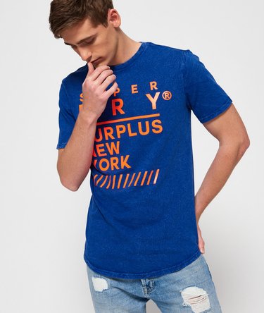 Surplus Goods Longline Graphic T-Shirt Image 2