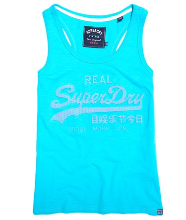 Vintage Logo Embossed Vest Top Image 2