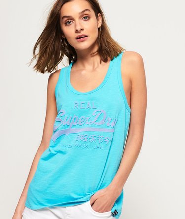 Vintage Logo Embossed Vest Top Image 1
