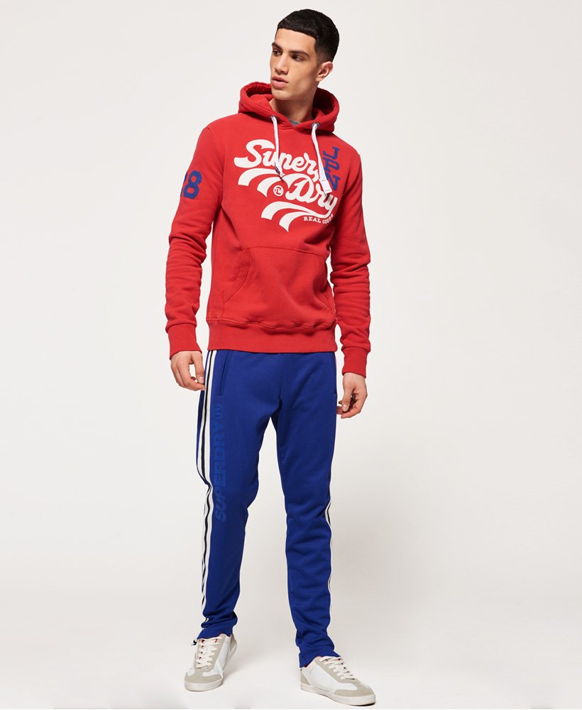 mens Real JPN Goods Hoodie in Out Back Red | Superdry US