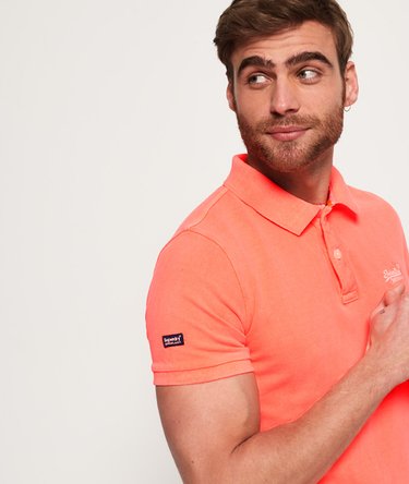 Vintage Destroyed Pique Polo Shirt Image 5