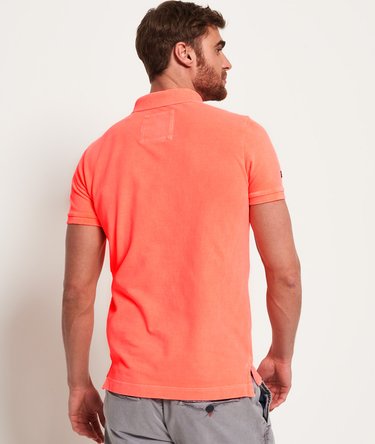 Vintage Destroyed Pique Polo Shirt Image 4