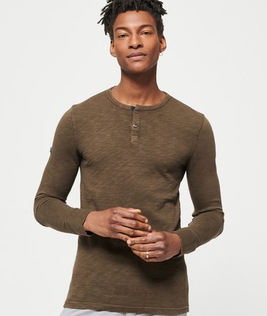 Bootlegger Long Sleeve Grandad Top Image 1