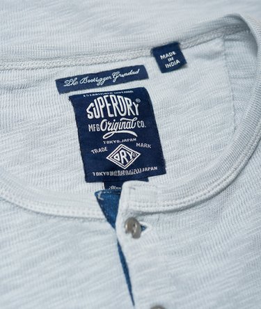 Bootlegger Grandad shirt met lange mouwen Image 6