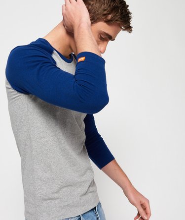 Orange Label Baseball Long Sleeve T-shirt Image 5