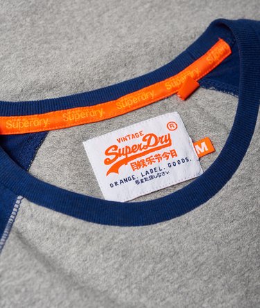 Orange Label Baseball Long Sleeve T-shirt Image 6