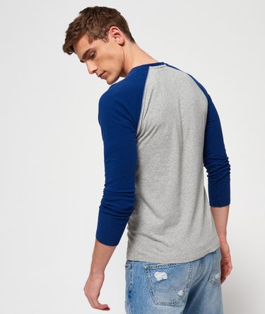 Orange Label Baseball Long Sleeve T-shirt Image 4
