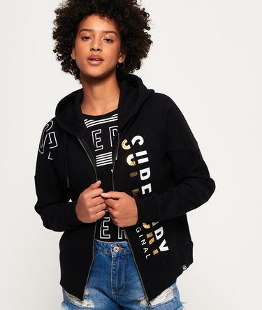 SD Dimensional Panelled Zip Hoodie Image 1