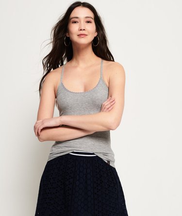 Skater Lace Trim Cami Top Image 5