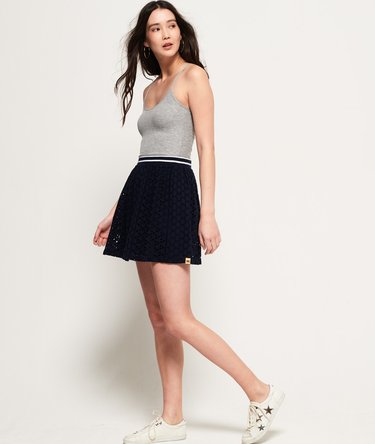Skater Lace Trim Cami Top Image 3
