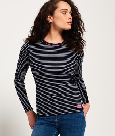 Pacific Long Sleeve Stripe Top Image 1