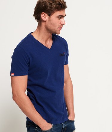 Orange Label Vintage T-Shirt mit Stickerei Image 2